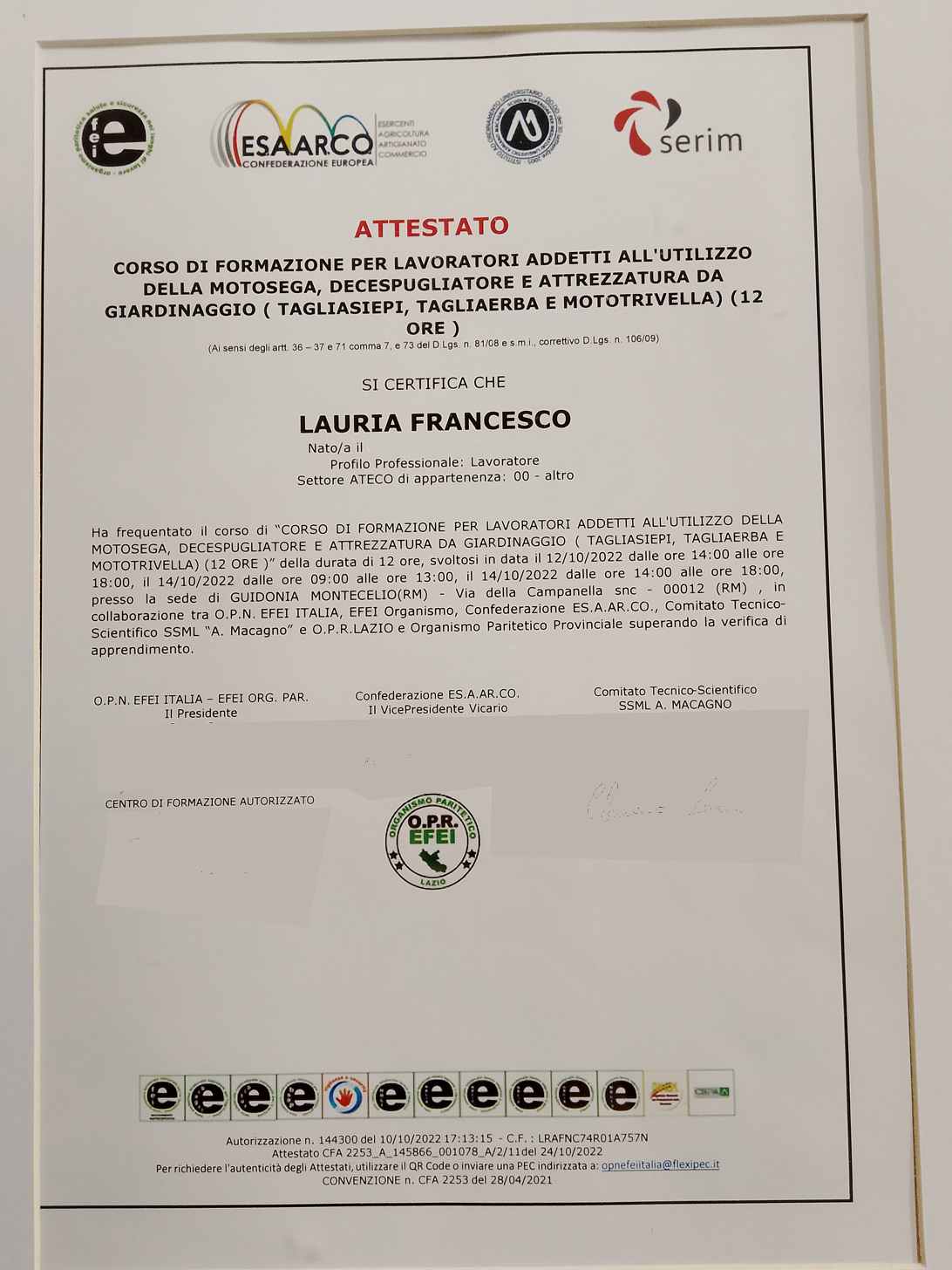 Diploma e certificazione