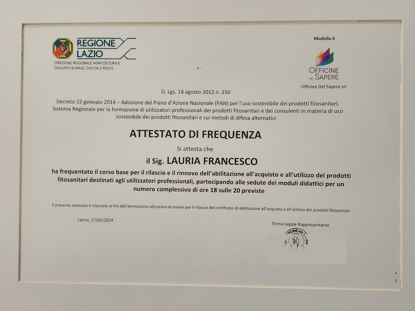 Diploma e certificazione